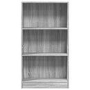 bogreol 60x24x109 cm konstrueret træ grå sonoma-eg