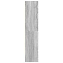bogreol 60x24x109 cm konstrueret træ grå sonoma-eg