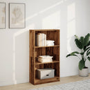 bogreol 60x24x109 cm konstrueret træ antikt træ
