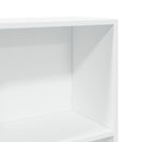 bogreol 60x24x143 cm konstrueret træ hvid