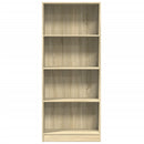 bogreol 60x24x143 cm konstrueret træ sonoma-eg