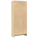 bogreol 60x24x143 cm konstrueret træ sonoma-eg