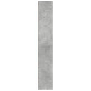 bogreol 60x24x143 cm konstrueret træ betongrå