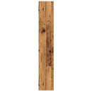 bogreol 60x24x143 cm konstrueret træ antikt træ