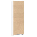 bogreol hvid 60x24x176 cm konstrueret træ