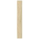 bogreol 60x24x176 cm konstrueret træ sonoma-eg