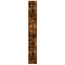 bogreol 60x24x176 cm konstrueret træ røget egetræsfarve