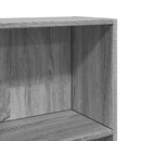 bogreol 60x24x176 cm konstrueret træ grå sonoma-eg