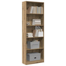 bogreol kunstnerisk eg 60x24x176 cm konstrueret træ