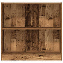 bogreol 80x24x76 cm konstrueret træ antikt træ
