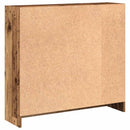 bogreol 80x24x76 cm konstrueret træ antikt træ