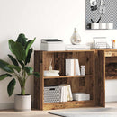 bogreol 80x24x76 cm konstrueret træ antikt træ