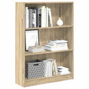 bogreol 80x24x109 cm konstrueret træ sonoma-eg