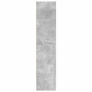 bogreol 80x24x109 cm konstrueret træ betongrå