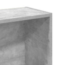 bogreol 80x24x109 cm konstrueret træ betongrå