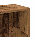 bogreol 80x24x109 cm konstrueret træ antikt træ