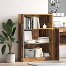bogreol 80x24x109 cm konstrueret træ antikt træ