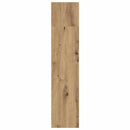 bogreol 80x24x109 cm konstrueret træ egetræsfarve