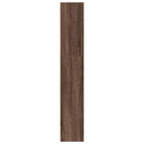 bogreol 80x24x143 cm konstrueret træ brun egetræsfarve