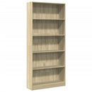 bogreol Sonoma eg 80x24x176 cm konstrueret træ