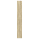 bogreol Sonoma eg 80x24x176 cm konstrueret træ
