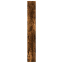 bogreol 80x24x176 cm konstrueret træ røget egetræsfarve