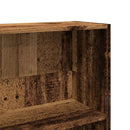 bogreol 80x24x176 cm konstrueret træ antikt træ