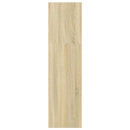 bogreol 40x30x114 cm konstrueret træ sonoma-eg