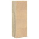 bogreol 40x30x114 cm konstrueret træ sonoma-eg