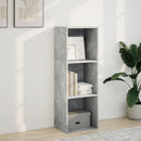 bogreol 40x30x114 cm konstrueret træ betongrå