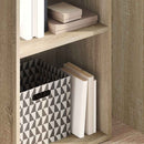 bogreol 40x30x152 cm konstrueret træ sonoma-eg