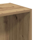 bogreol 40x30x152 cm konstrueret træ gammelt eg