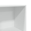 bogskab 40x30x152 cm konstrueret træ hvid