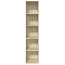 bogreol 40x30x189 cm konstrueret træ sonoma-eg