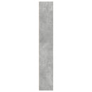 bogreol 40x30x189 cm konstrueret træ betongrå