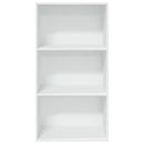 bogreol 60x30x114 cm konstrueret træ hvid