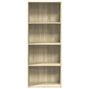 bogreol 60x30x152 cm konstrueret træ sonoma-eg