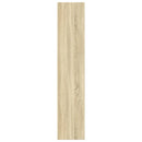 bogreol 60x30x152 cm konstrueret træ sonoma-eg