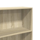 bogreol 60x30x152 cm konstrueret træ sonoma-eg