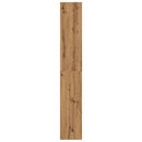 bogreol 60x30x189 cm konstrueret træ gammelt eg