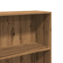 bogreol 60x30x189 cm konstrueret træ gammelt eg