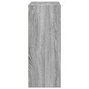 bogreol 80x30x77 cm konstrueret træ grå sonoma-eg