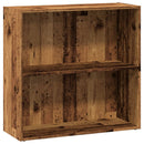 bogreol 60x30x77 cm konstrueret træ gammelt trælook