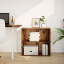 bogreol 60x30x77 cm konstrueret træ gammelt trælook