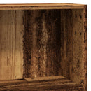 bogreol 60x30x77 cm konstrueret træ gammelt trælook