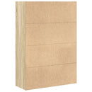 bogreol 80x30x114 cm konstrueret træ sonoma-eg