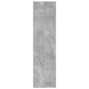 bogreol 80x30x114 cm konstrueret træ betongrå