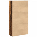bogreol 80x30x152 cm konstrueret træ gammelt trælook
