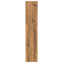 bogreol 80x30x152 cm konstrueret træ kunsteg