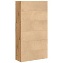 bogreol 80x30x152 cm konstrueret træ kunsteg